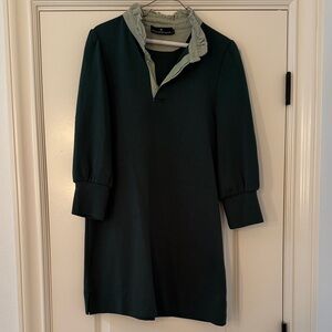 Pomander Place Light Green Ruffle Top